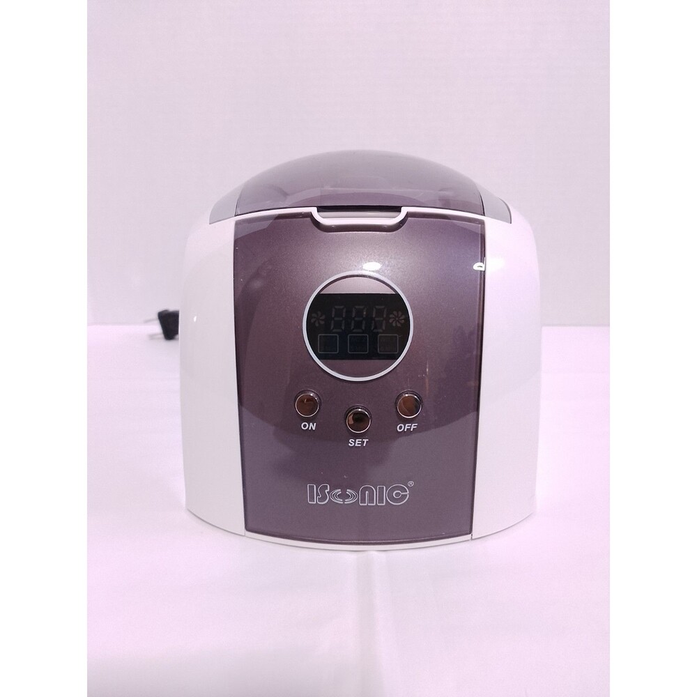 iSonic D7910B Digital Ultrasonic Cleaner 0.75L Jewelry Eyeglasses Watch - Picture 1 of 9